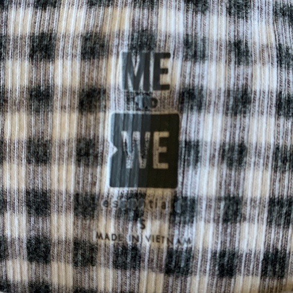 Black and White Checkered Tank Top - Picture 3 of 3